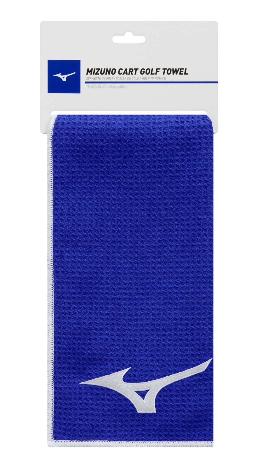 mizuno golf towel blue