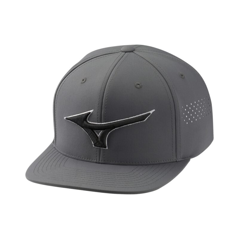Mizuno Tour Flat Snapback Dark Charcoal