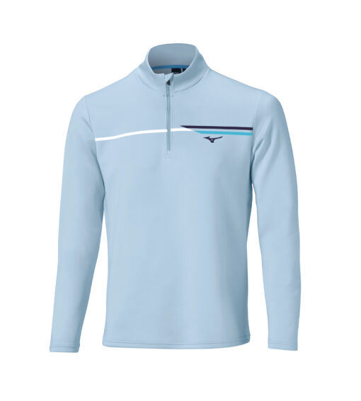 Mizuno Breeze T-Stripe 1/4 Zip Dream Blue