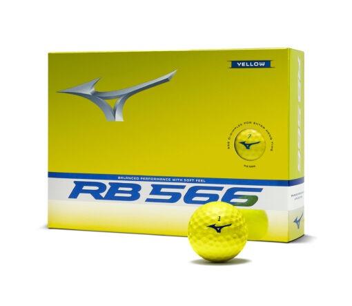 Mizuno RB566 Yellow  – 1 Dozen (12 golf balls) - immagine 4