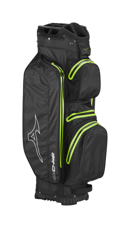 Mizuno BR-DRI Cart Bag Black/Green - immagine 2